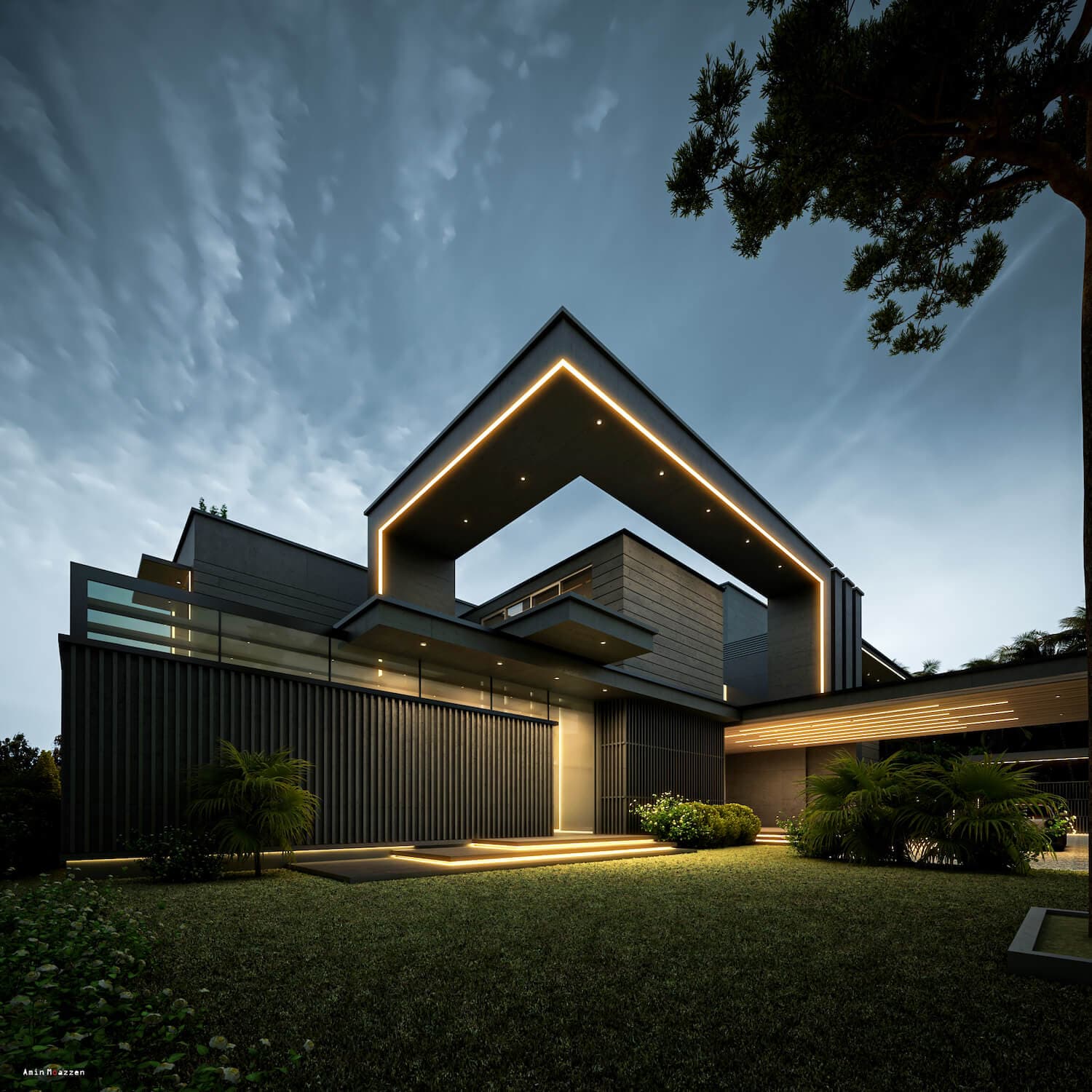 Modern luxury private villa selected for a personalized kosher hospitality stay
