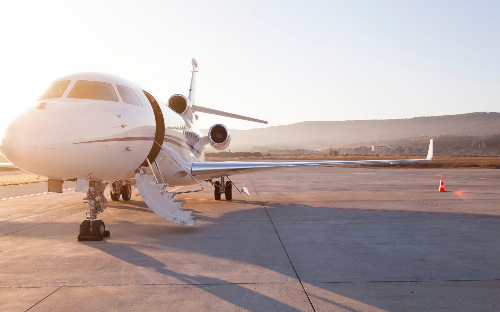 Luxury private jet ready for a bespoke kosher travel itinerary