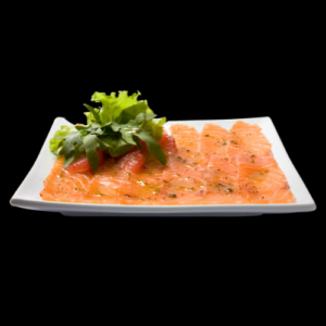 Salmon Carpaccio platter